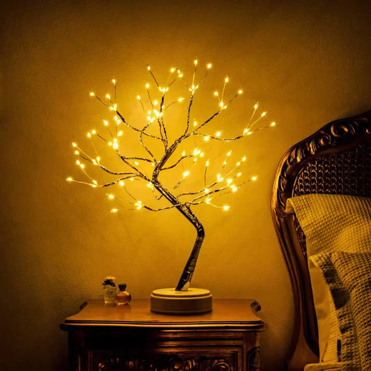 LED-Baumlampe mit Touch-Bedienung und Warmweißem Licht