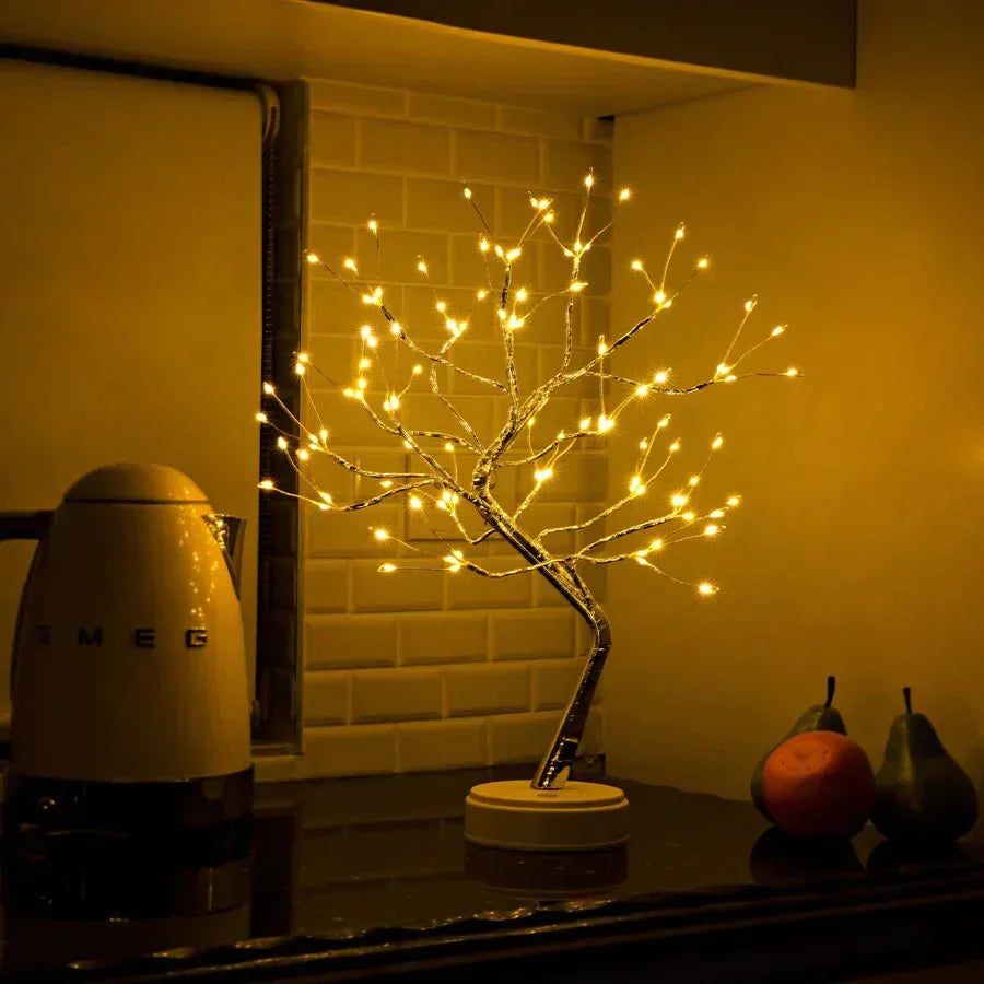 LED-Baumlampe mit Touch-Bedienung und Warmweißem Licht