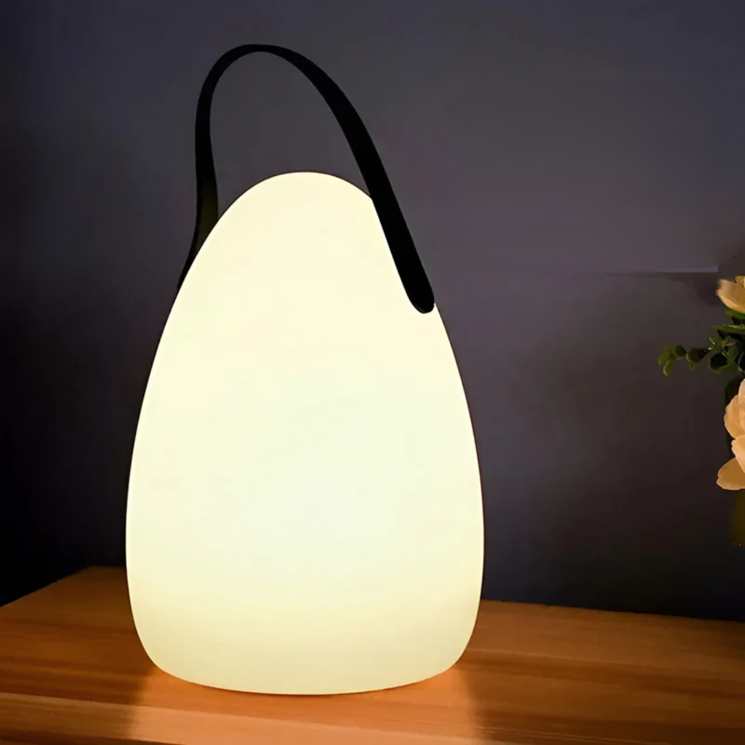 Drahtlose LED-Tischleuchte mit Dimmfunktion und Farbwechsel