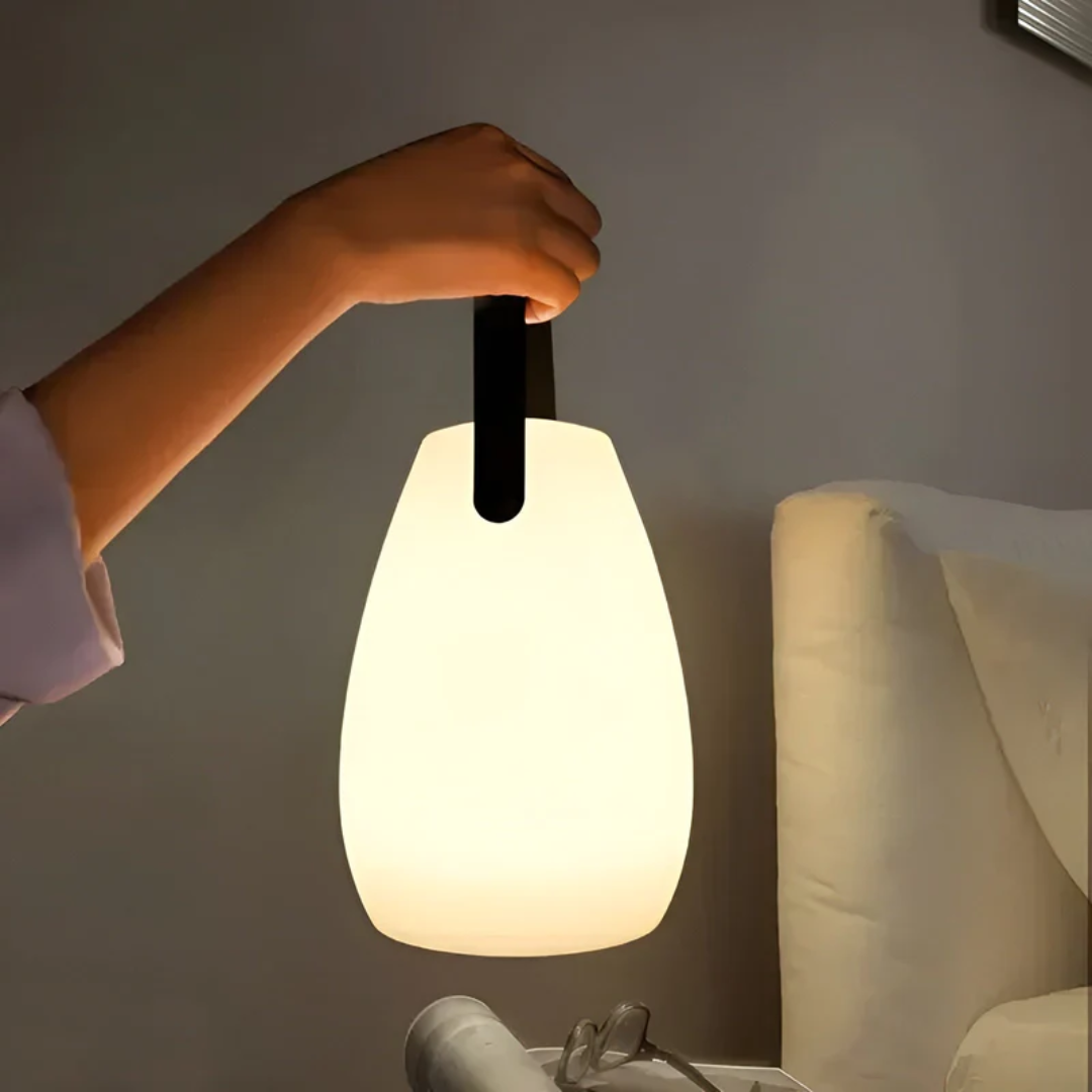 Kabellose LED-Tischleuchte mit Dimmfunktion und Farbwechsel