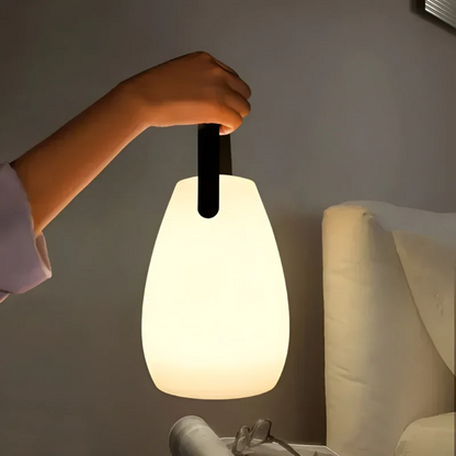 Kabellose LED-Tischleuchte mit Dimmfunktion und Farbwechsel