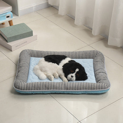 Kühlende Hundematte mit Erhöhtem Rand