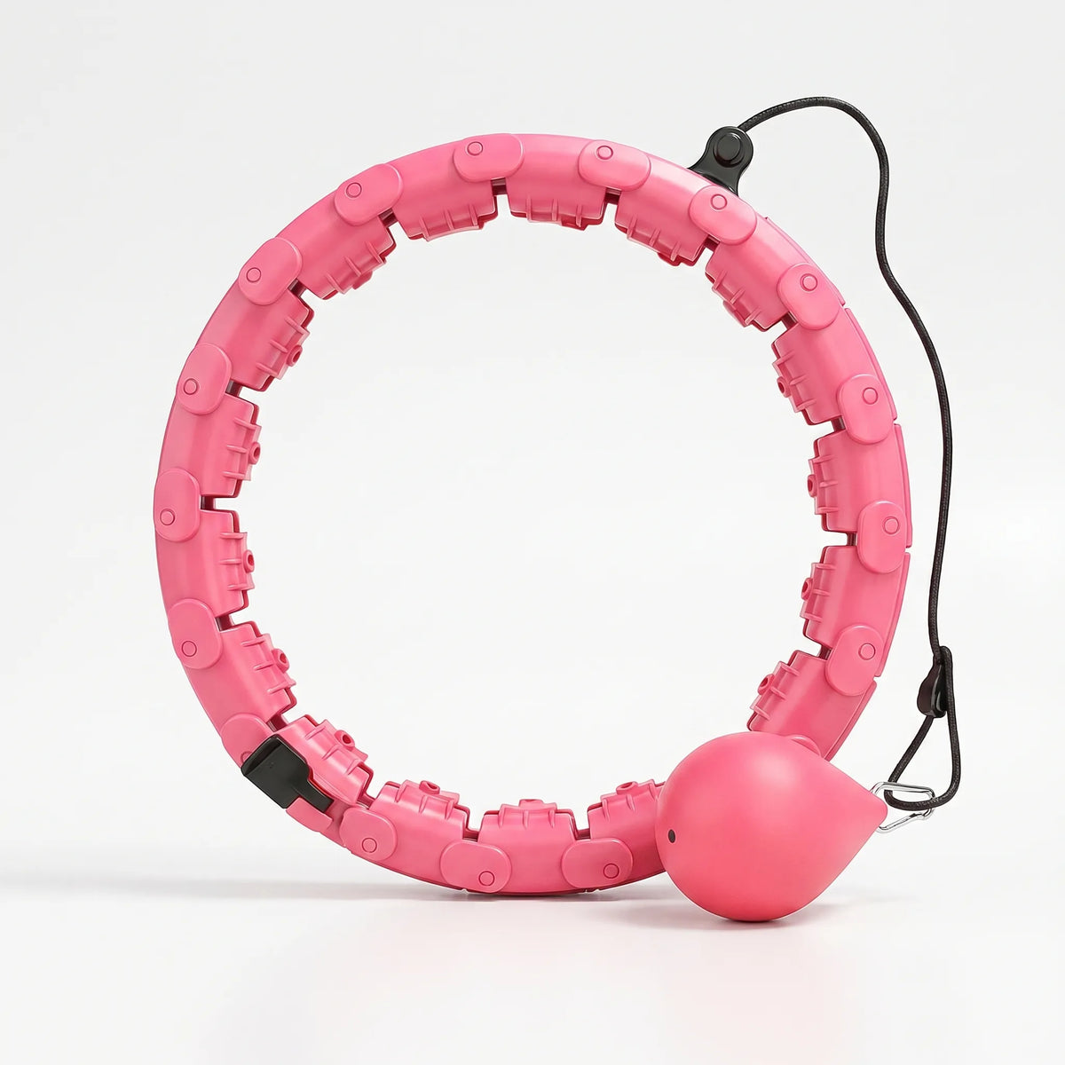Verstellbarer Fitness-Hula-Hoop-Reifen mit Schwerkraft-Gewichtsball