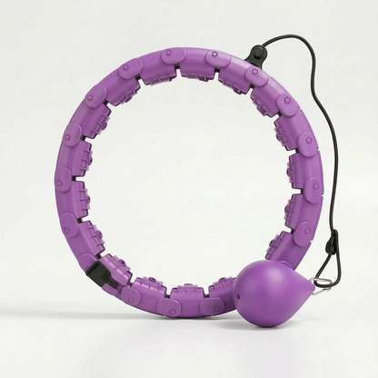 Verstellbarer Fitness-Hula-Hoop-Reifen mit Schwerkraft-Gewichtsball
