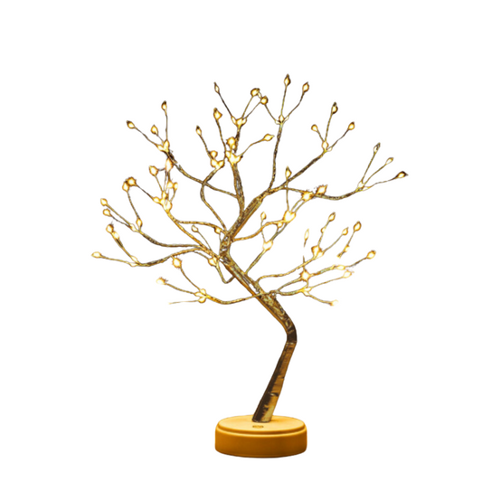 Bonsai-Baum-Tischleuchte mit LED-Beleuchtung