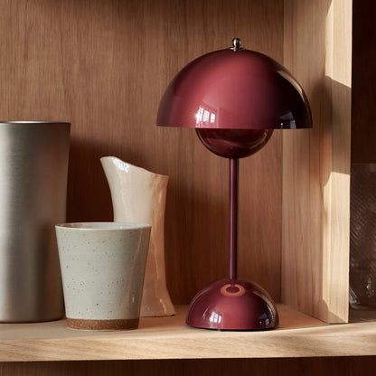 Drahtlose Pilz-Tischlampe mit USB-Ladefunktion