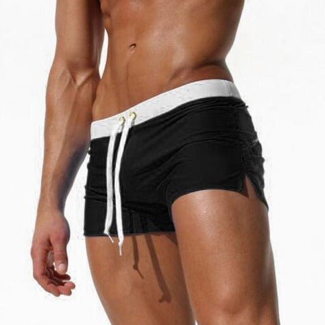 Herren-Badehose mit elastischem Bund und Kordelzug