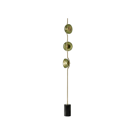 Moderne Stehlampe mit grünem Glas 180 cm