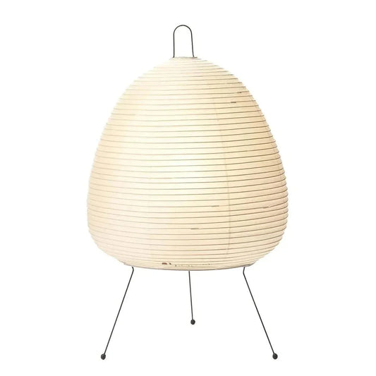 Japanische Stehlampe aus Reispapier E27 47 cm Weiß