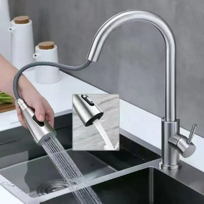 Ausziehbare Küchenarmatur mit Brausefunktion