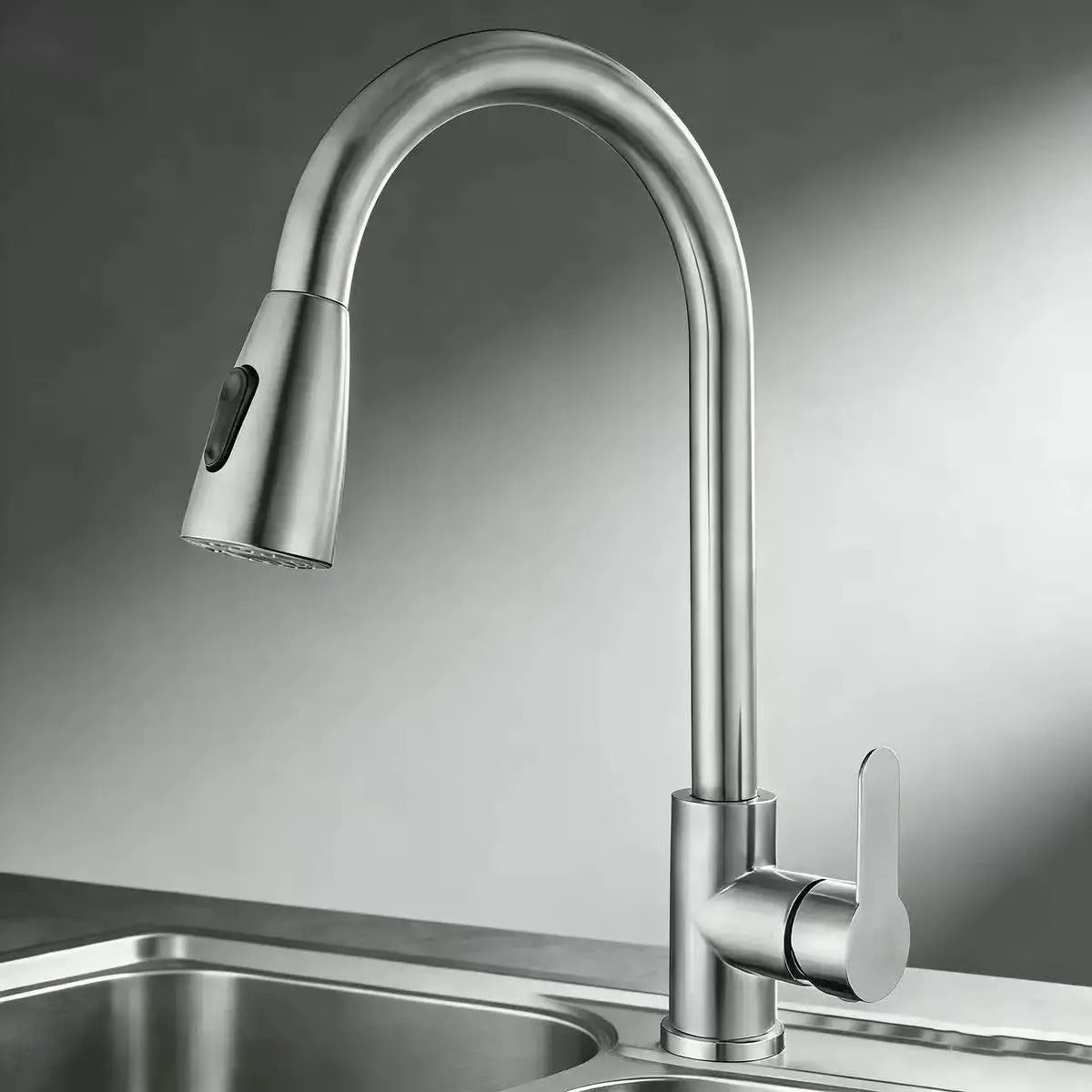 Ausziehbare Küchenarmatur mit Brausefunktion