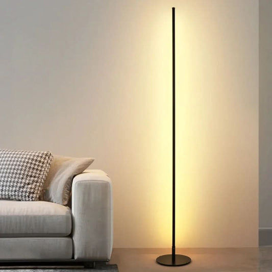 Moderne LED-Stehleuchte 140 cm mit warmweißem Licht