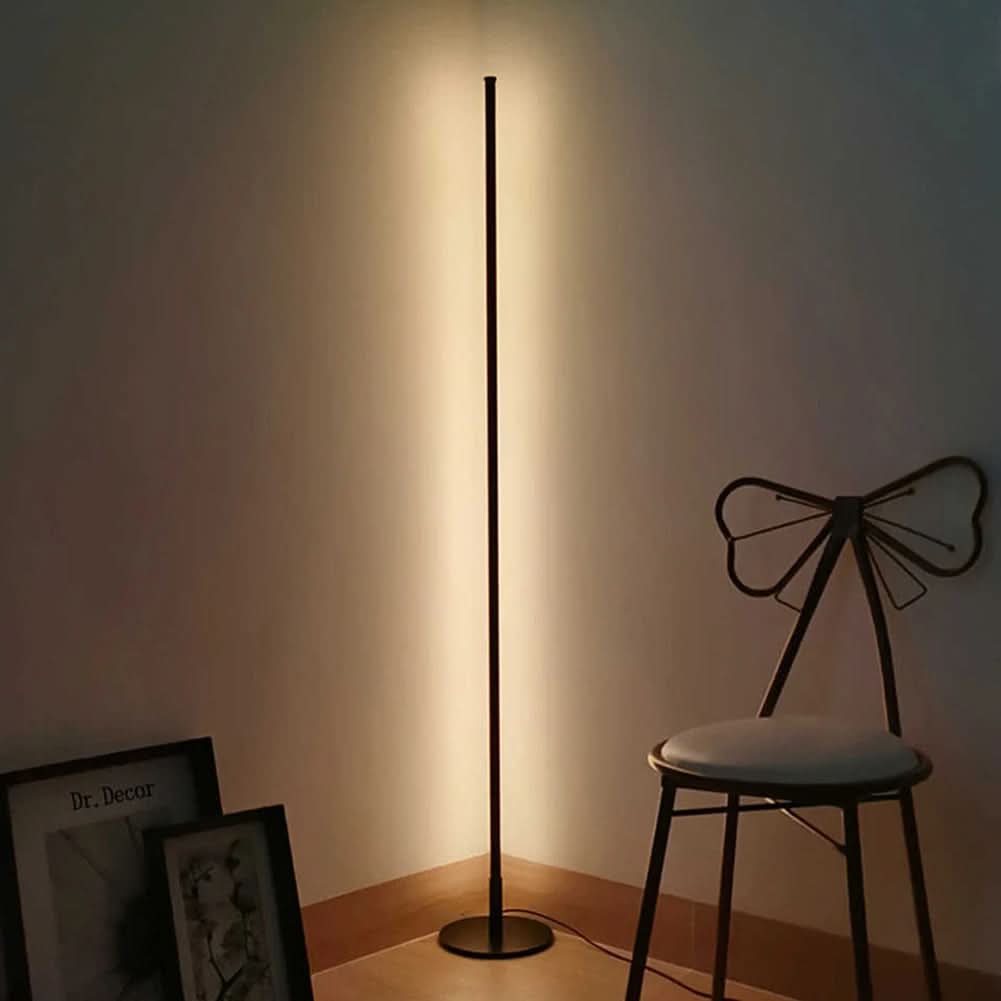 Moderne LED-Stehleuchte 140 cm mit warmweißem Licht