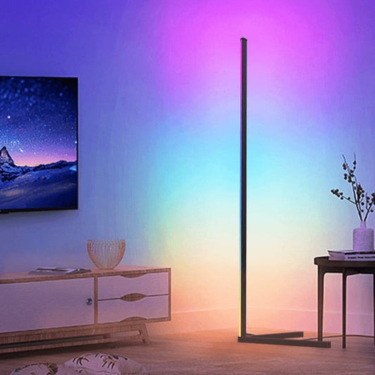 LED-Stehleuchte mit RGB-Farbwechsel und Fernbedienung