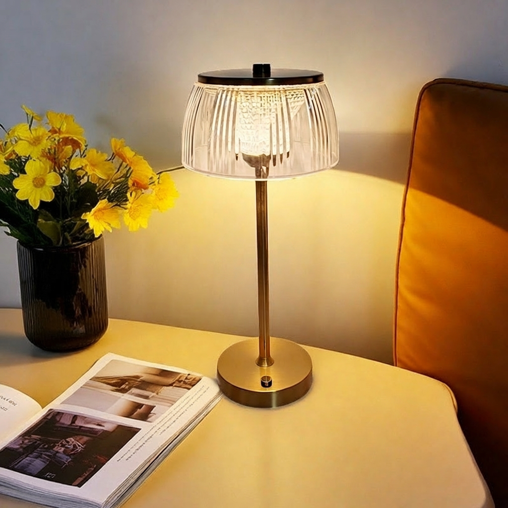 Wiederaufladbare LED-Tischleuchte mit Touch-Steuerung