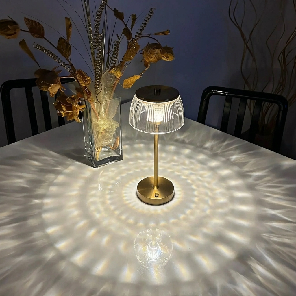 Wiederaufladbare LED-Tischleuchte mit Touch-Steuerung