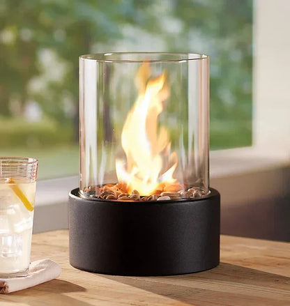 Tragbare Tischlaterne mit Flammeneffekt