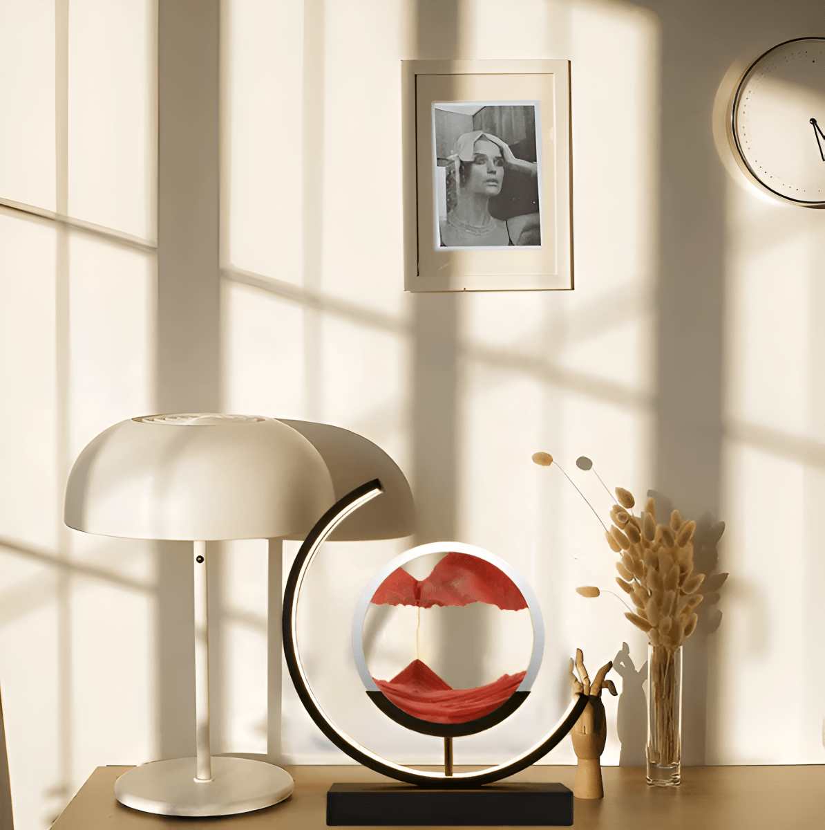 LED-Sandlampe mit Fernbedienung und Dimmbarem Licht