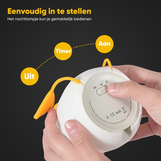Silikon-Nachtlicht für Kinder mit Timer-Funktion