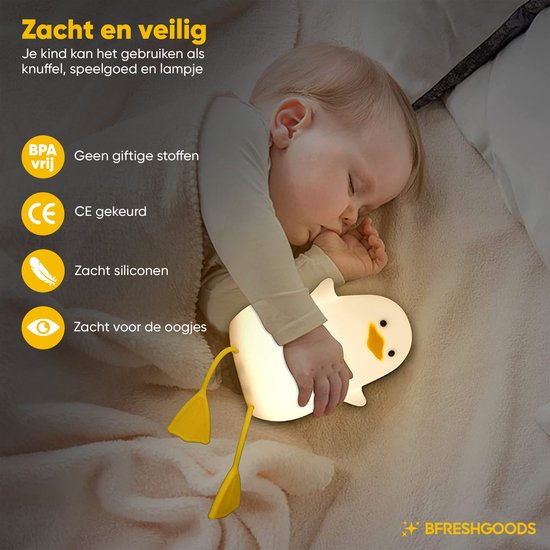 Silikon-Nachtlicht für Kinder mit Timer-Funktion