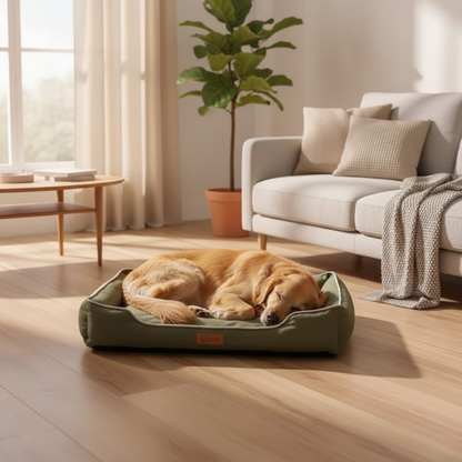 Orthopädisches Hundebett mit erhöhtem Rand