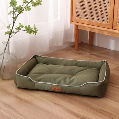 Orthopädisches Hundebett mit erhöhtem Rand