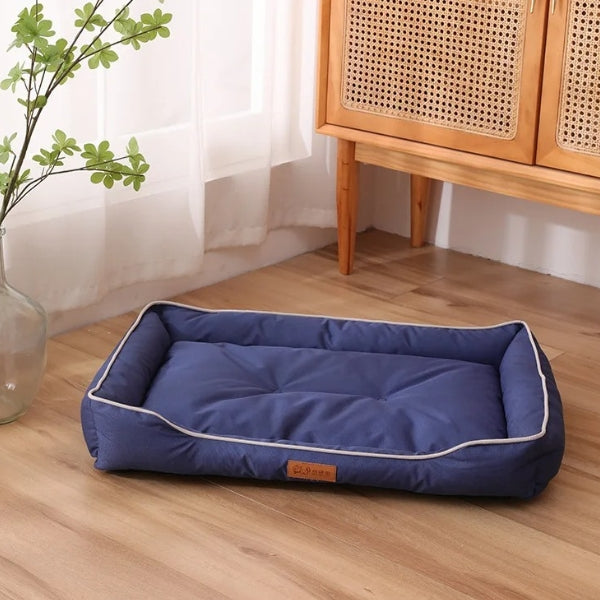Orthopädisches Hundebett mit erhöhtem Rand