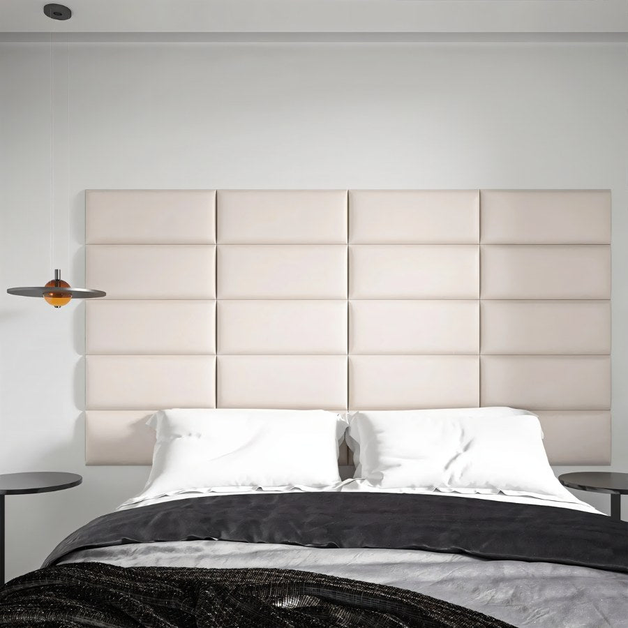 Luxe Wandpaneel aus Kunstleder für Innenräume