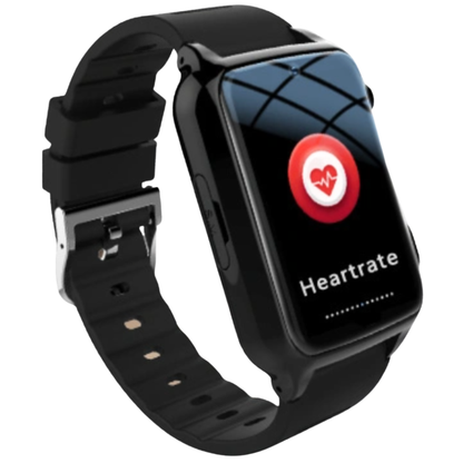 Senioren-Smartwatch mit Sturzerkennung und GPS Schwarz