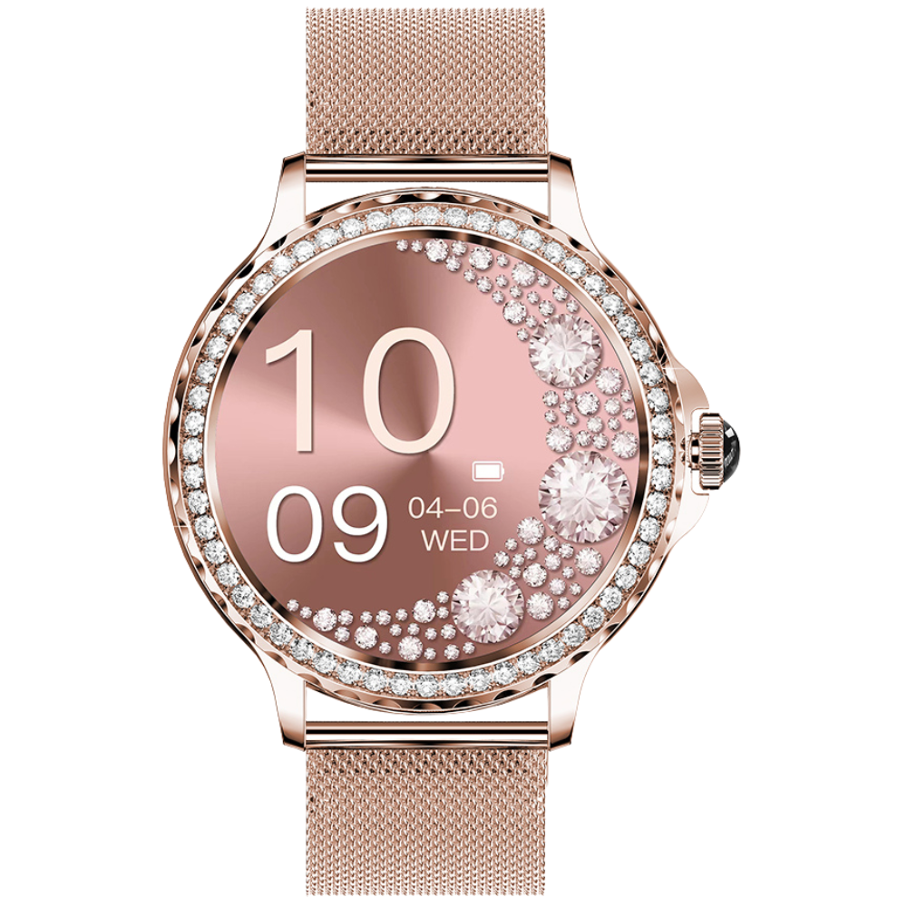 Damen-Smartwatch mit Bluetooth-Telefonie und 8 Tagen Akkulaufzeit