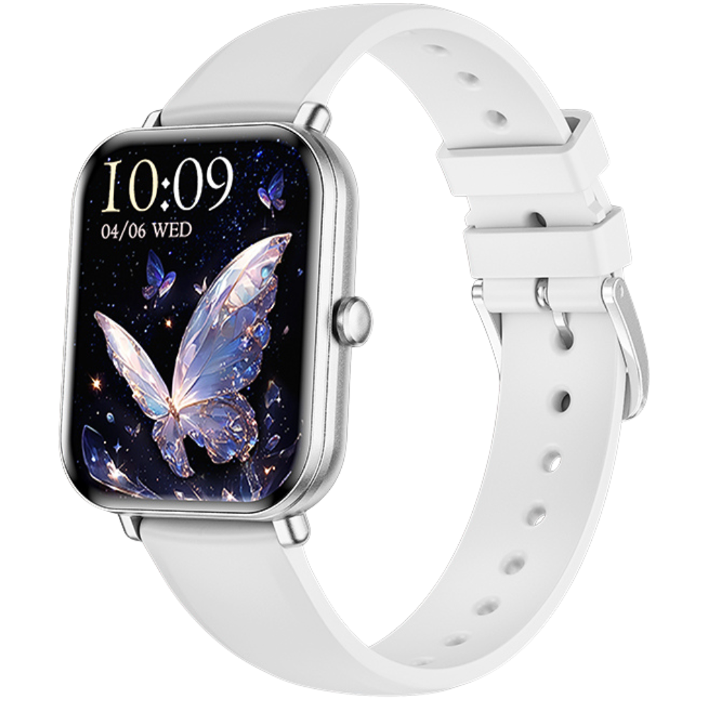 Damen-Smartwatch mit Bluetooth-Telefonie und Pulsmesser