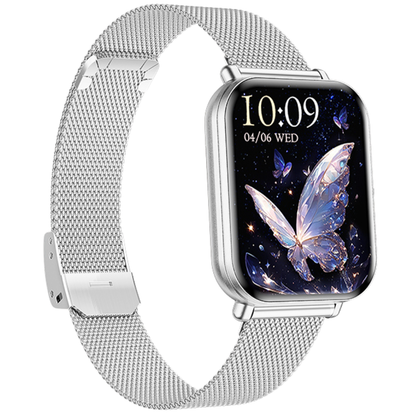 Damen-Smartwatch mit Bluetooth-Telefonie und Pulsmesser