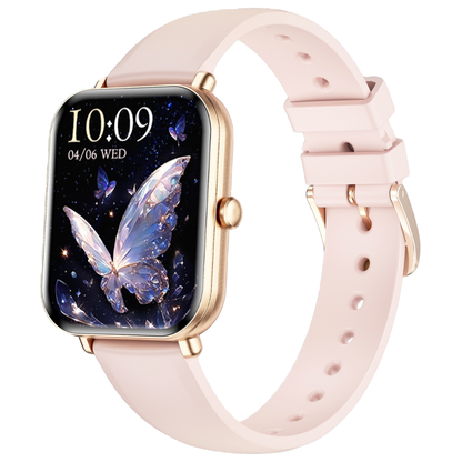 Damen-Smartwatch mit Bluetooth-Telefonie und Pulsmesser