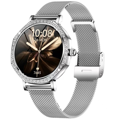 Damen-Smartwatch mit Bluetooth-Telefonie und 100 Sportmodi