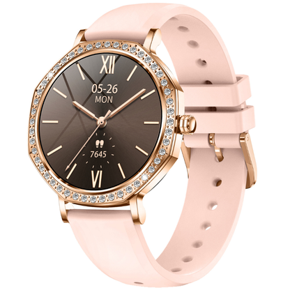 Damen-Smartwatch mit Bluetooth-Telefonie und 100 Sportmodi