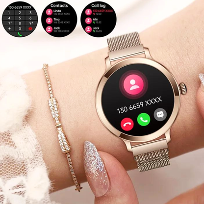 Damen-Smartwatch mit 1,1 Zoll AMOLED-Display und Bluetooth-Anruffunktion | SMART080