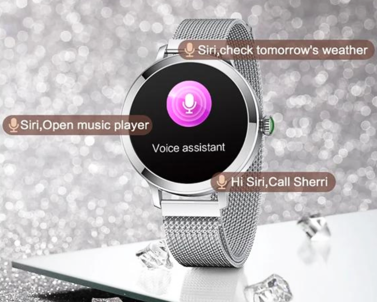 Damen-Smartwatch mit 1,1 Zoll AMOLED-Display und Bluetooth-Anruffunktion | SMART080