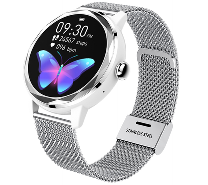 Damen-Smartwatch mit Bluetooth-Telefonie und 125 Sportmodi