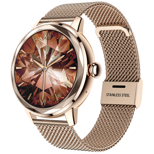 Damen-Smartwatch mit Bluetooth-Telefonie und 125 Sportmodi