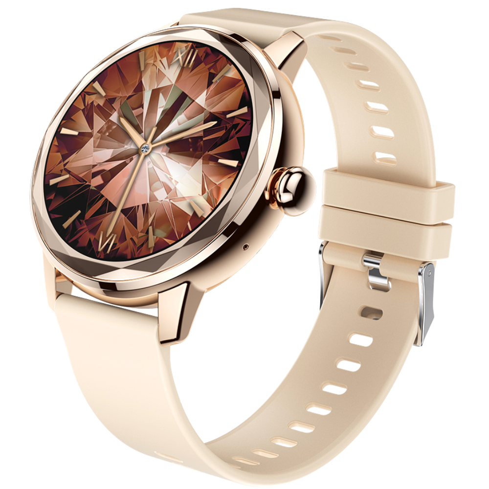 Damen-Smartwatch mit Bluetooth-Telefonie und 125 Sportmodi