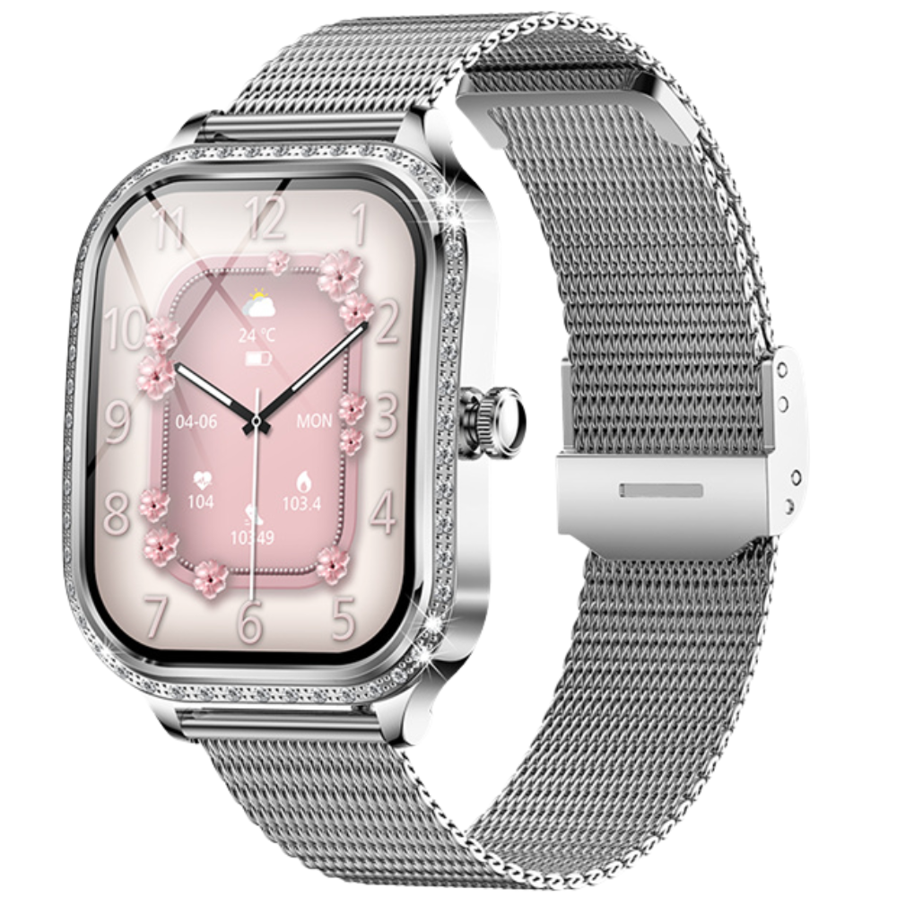 Damen-Smartwatch mit Bluetooth-Anruffunktion
