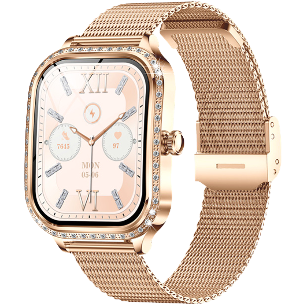 Damen-Smartwatch mit Bluetooth-Anruffunktion