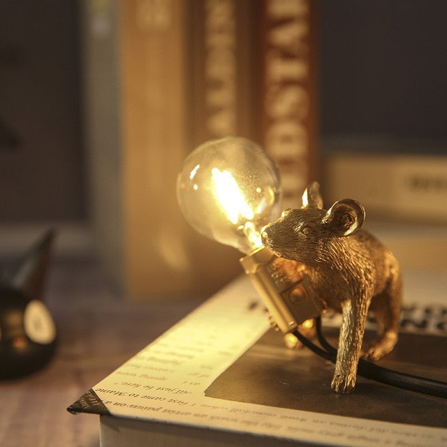 Dekorative Maus-Tischlampe mit Warmem Stimmungslicht