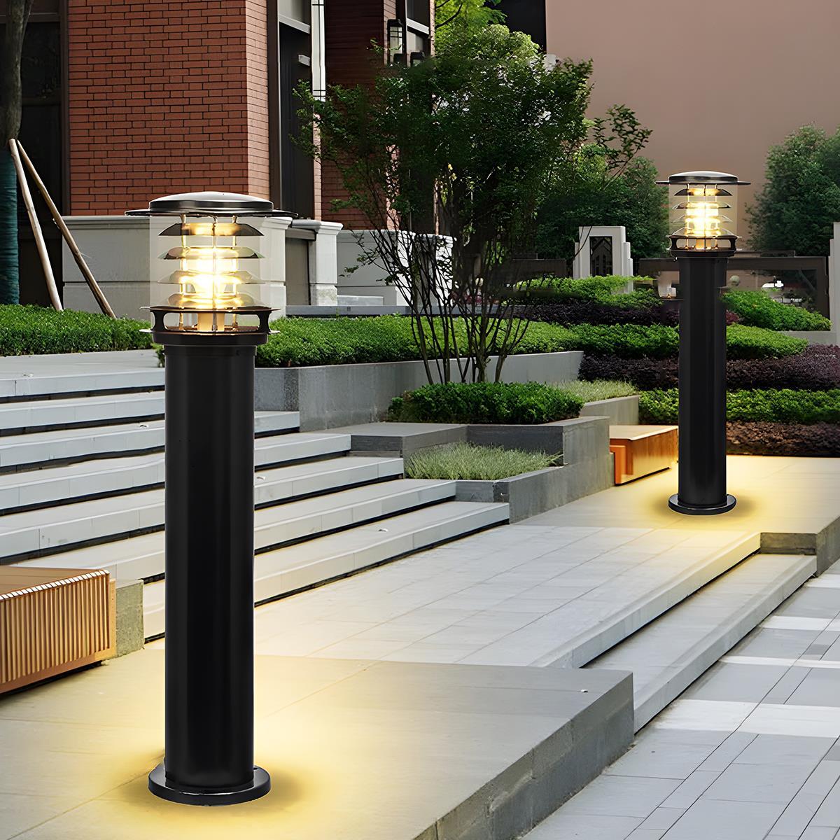 Moderne LED-Wegleuchte mit IP65-Wasserschutz